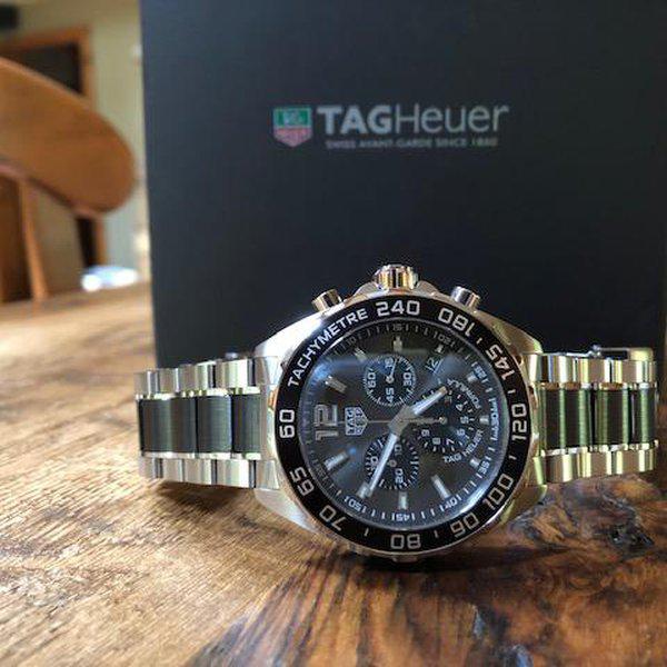 TAG Heuer Formula 1 Chronograph Grey Dial Watch CAZ1011.BA0843