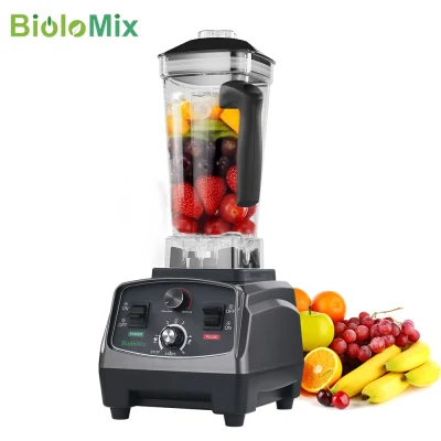 2021 New3HP 2200W Heavy Duty Commercial Grade Timer Blender Mixer Juicer Fruit Food Processor Ice Smoothies BPA Free 2L Jar