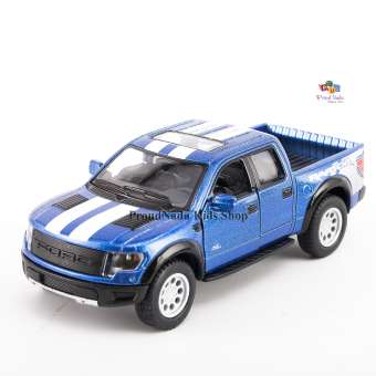 ProudNada Toys ของเล่นเด็กรถเหล็กโมเดลกระบะฟอร์ด 1:46 KINSMART FORD F-150 SVT Raptor SuperCrew KT5365