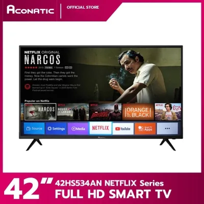 ACONATIC สมาร์ททีวี NETFLIX FULL HD TV รุ่น 42HS534AN ขนาด 42 นิ้ว รับประกันศูนย์ 1 ปี