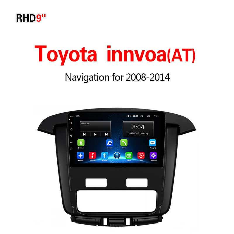 เครื่องนำทาง สำหรับรถยนต์ Toyota Innova(AT) 2008-2014 9 Inch Android 6.0 4G NET 1G/16G  แผนที่ในการนำทาง
