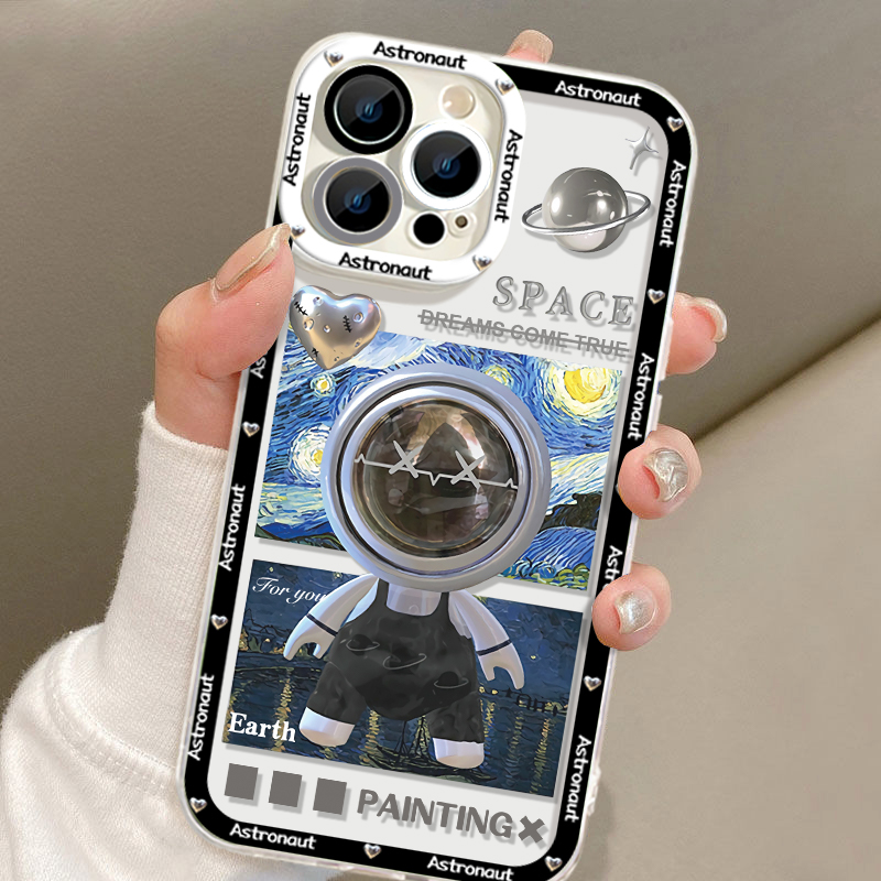 For IPhone 13 Pro Max IPhone Case TPU Soft Case Clear Case Shockproof Original Cartoon Compatible with For 13 12 Pro Max
