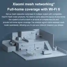 ภาพขนาดย่อของภาพหน้าปกสินค้าGlobal Ver - Xiaomi Wifi Router AX3200 WiFi 6เราเตอร์ไร้สาย สมาร์ทเราเตอร์ Mesh Network Smart Router 4*4*80MHz high speed เราเตอร์ ประกันศูนย์ไทย 3200Mbps จากร้าน Smart Life selection บน Lazada ภาพที่ 2