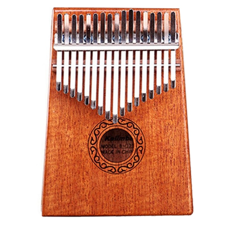 17 Keys Kalimba African Solid Thumb Finger Piano 17 Keys Solid Wood Kalimba Musical Instrument Mahogany