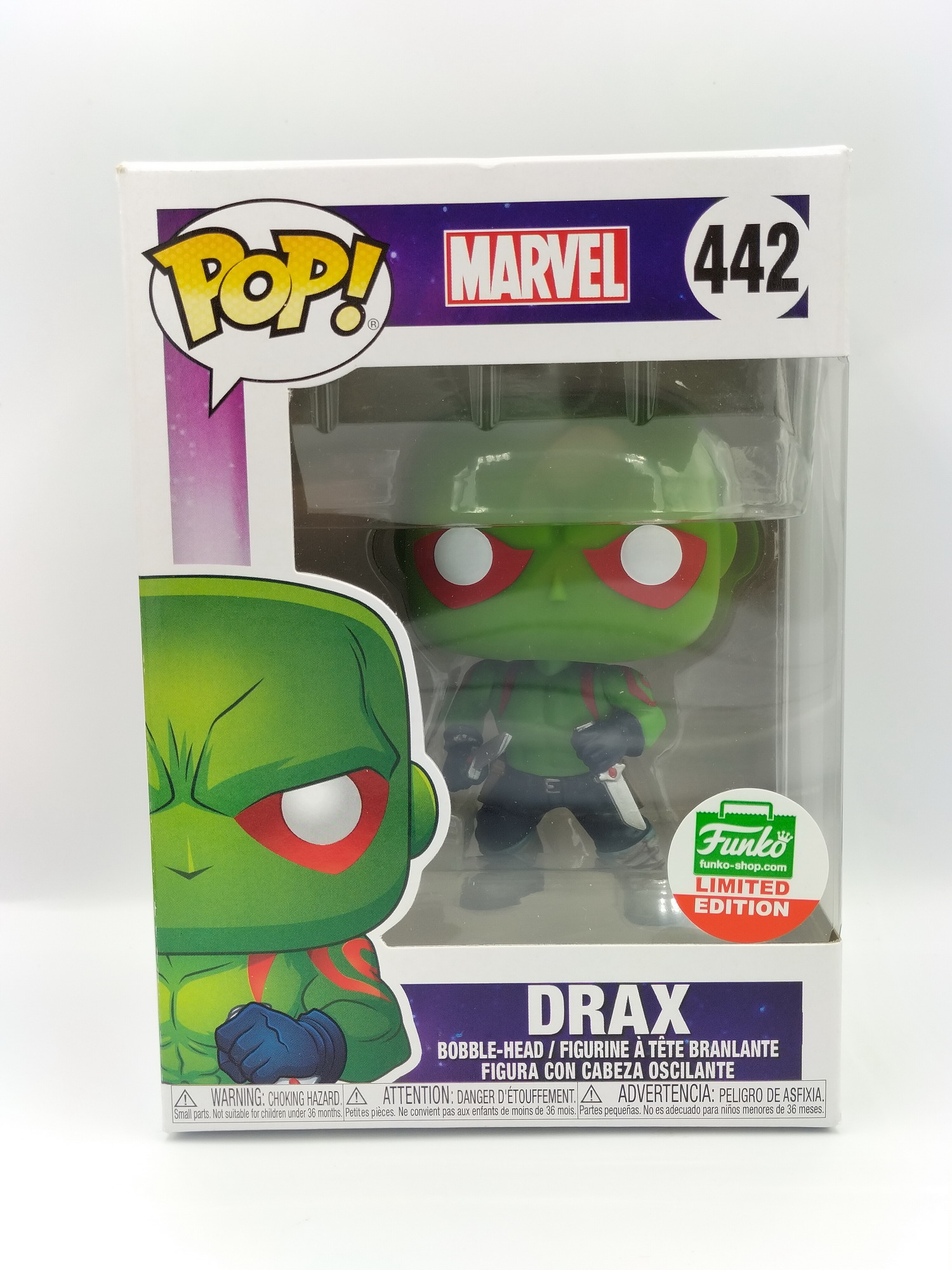 Funko Pop Marvel Guardians Of The Galaxy Drax 442 Funko Collection Thaipick 4156