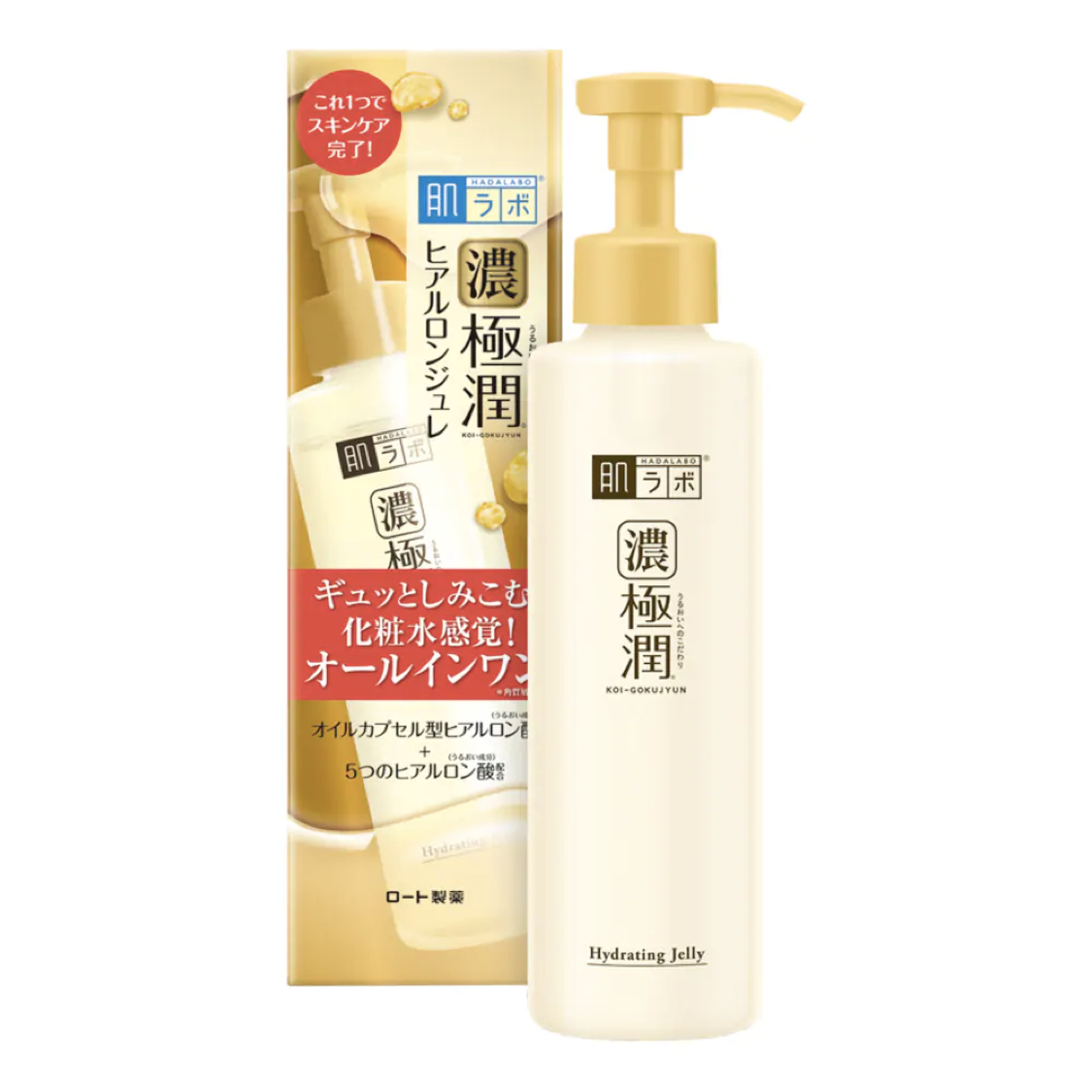 Hada Labo Perfect Jelly 180ml. ฮาดะ ลาโบะ เพอร์เฟค เจลลี่ เจลบำรุงผิว