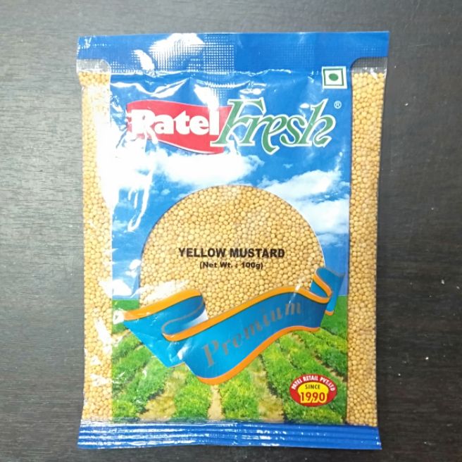 Yellow Mustard Seeds #100 gram # exp. 04/2021# brand Patel Fresh