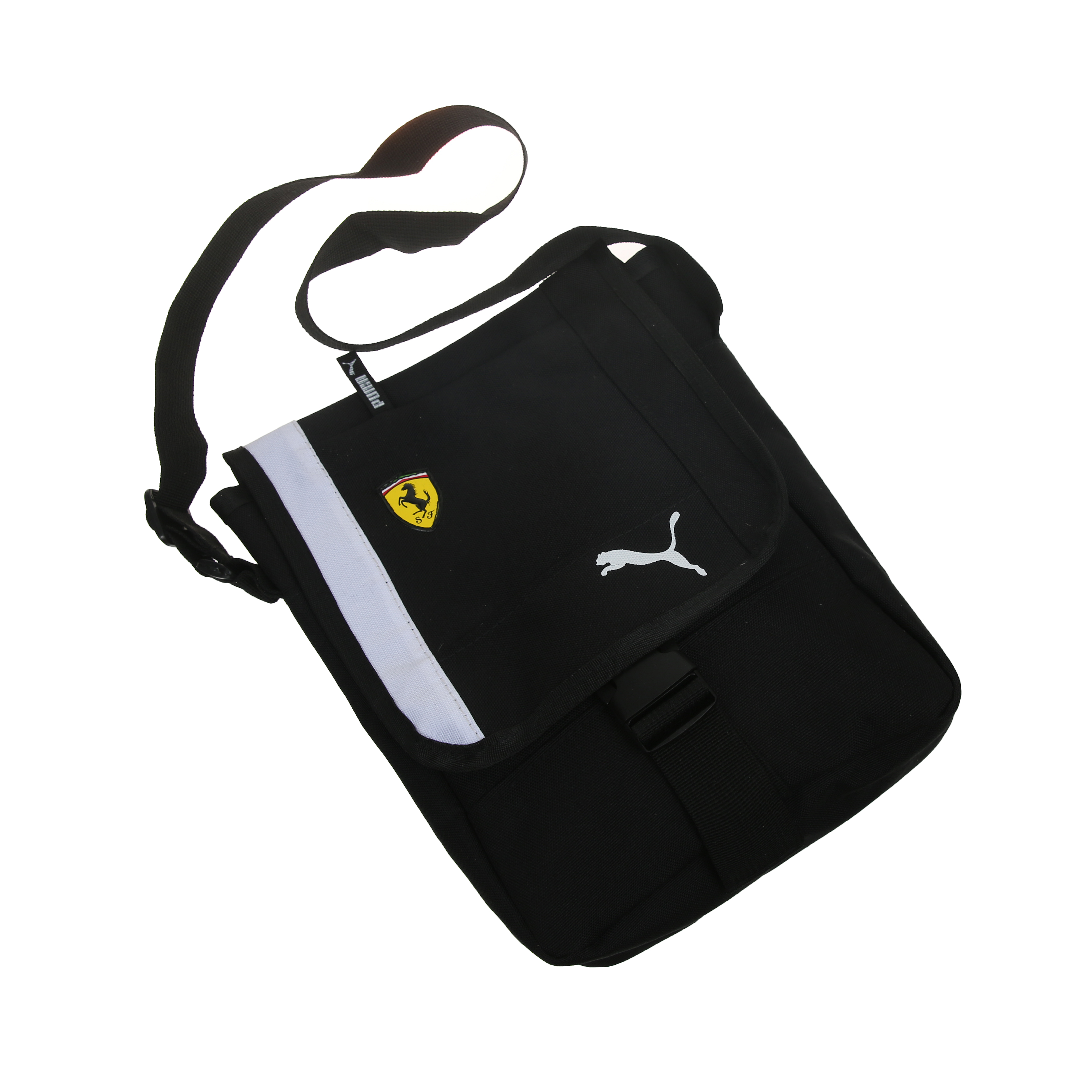 [ Puma ? แท้?% ] Puma กระเป๋าสะพายไหล่สําหรับผู้ชาย Ferrari Fanware Sling Bag Red รุ่น P44 (มี2สี)
