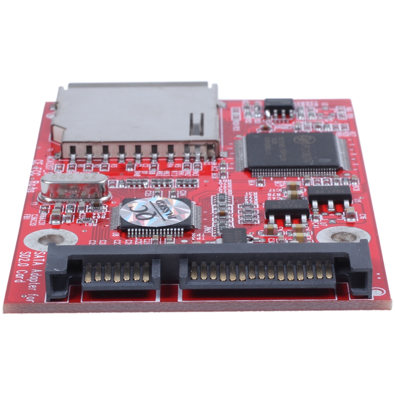 MMC SD SDHC SATA 6.35 centimeter HDD Secure Digital Conversion Adapter