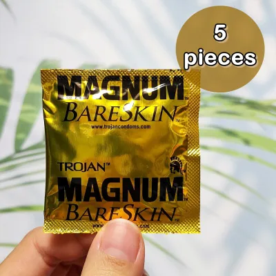 ถุงยางอนามัย MAGNUM™ BARESKIN™ Lubricated Condoms (Trojan®) ออกแบบมาเพื่อเพิ่มความไวและความสบาย