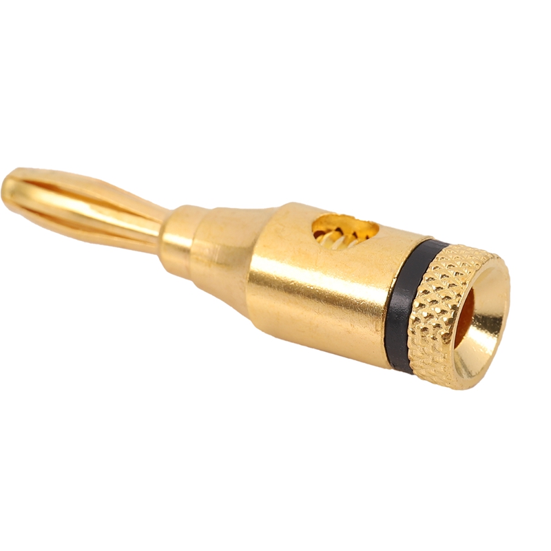 7 Pairs, Open Screw Banana Plugs for Speaker Cable