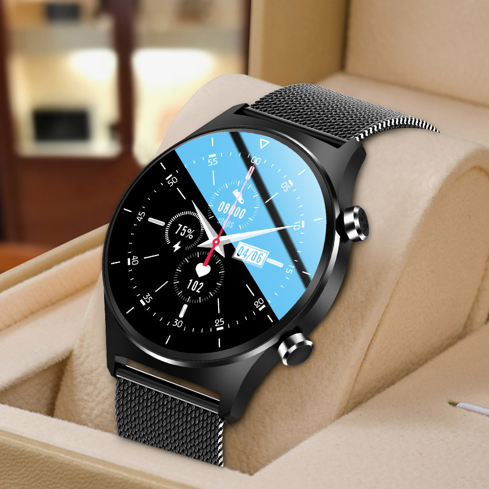 New Smart Watch Men E13 นาฬิกาอัจฉริยะ/นาฬิกาวิ่ง/นาฬิกาธุรกิจ Multiple Sports Heart Rate Fitness Bluetooth Call Track Support Pedometer Smartwatch for Android&IOS