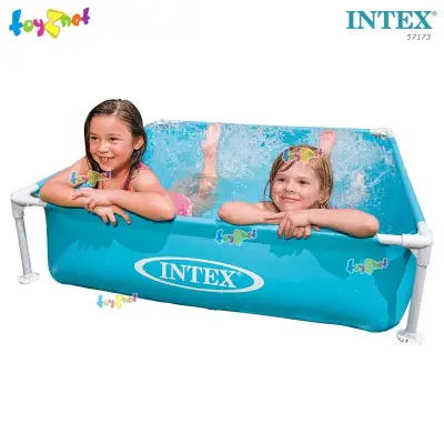 Intex Kid's Mini Frame Pool 1.22x1.22x0.30 m Blue no.57172