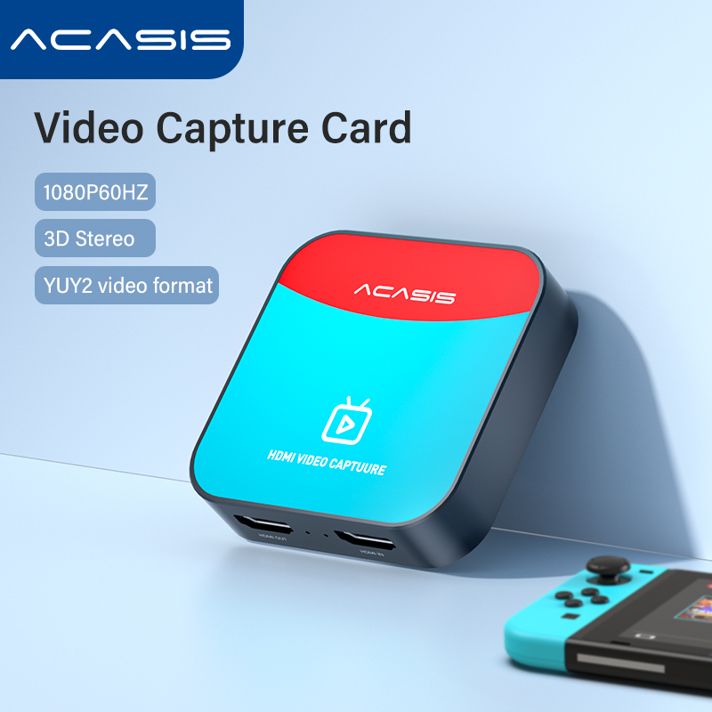 ACASIS HDMI to USB3.0 HD Video Capture Card HDMI 4K60 Input to HDMI