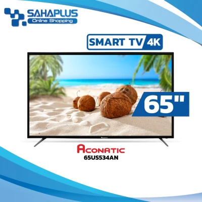 TV Smart 4K 65" ทีวี Aconatic รุ่น 65US534AN (รับประกันสินค้า 3 ปี)
