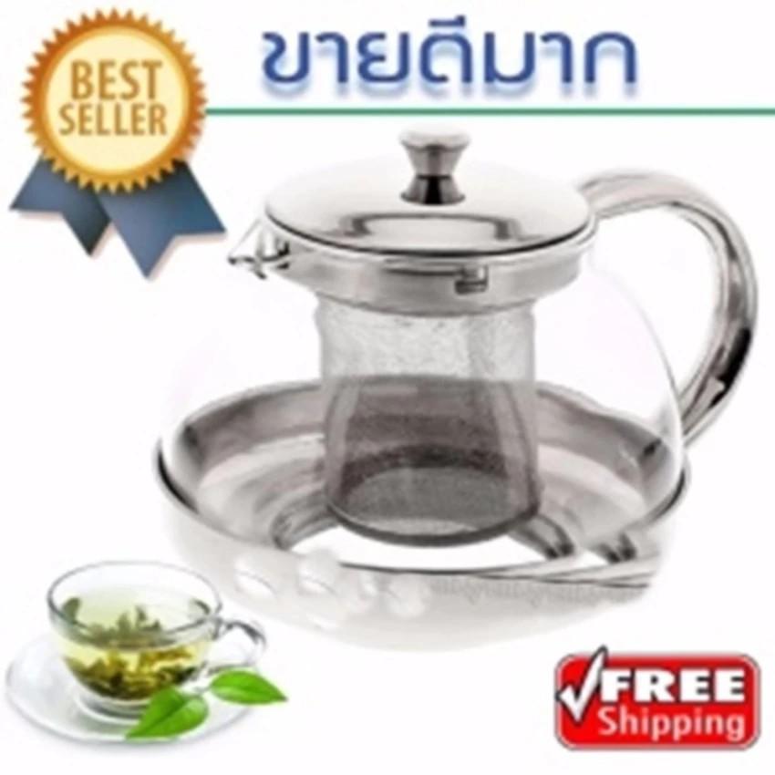 กาชงชา กาน้ำชา กาแก้วชา กาน้ำ ก้นสเตนเลส Billie Billie ปริมาตร 1050 มล #147เครื่องชงกาแฟ เครื่องชงน้ำ เครื่องทำกาแฟ ที่ชงกาแฟ เครื่องทำกาแฟอัตโนมัติ เครื่องทำกาแฟแบบพกพา เยือกชกกาแฟ ของแท้