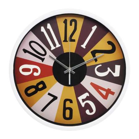 นาฬิกาออฟฟิศ  นาฬิกาบ้าน นาฬิกาแขวนผนัง ขนาด12 นิ้ว [ลายลูเล็ต]