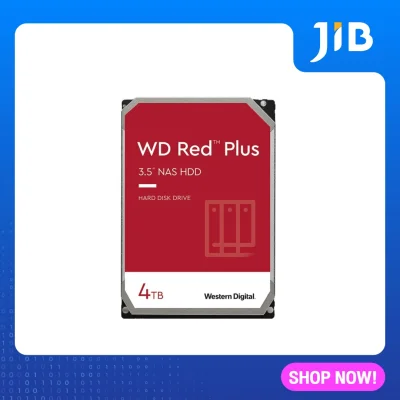4 TB HDD (ฮาร์ดดิสก์) WD SATA-III (WD40EFZX) RED
