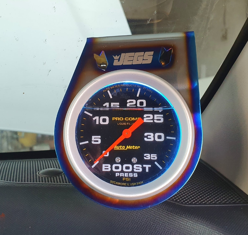 เกจวัด Autometer 60 psi พร้อมขาไทเทรุ่นใหม่ เก็บเงินปลายทางได้ สวย