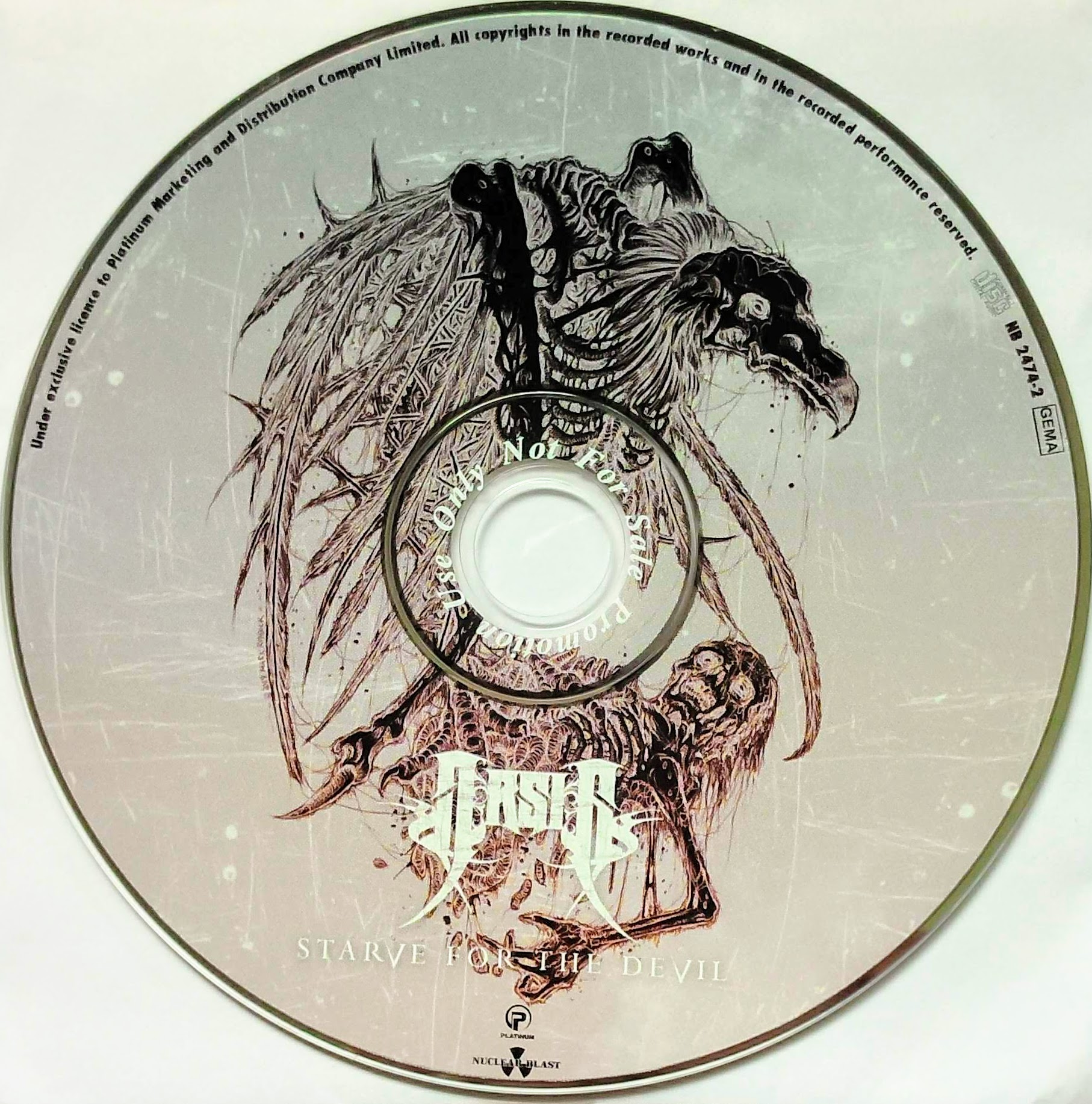 CD (Promotion) Arsis - Starve For The Devil (CD Only)