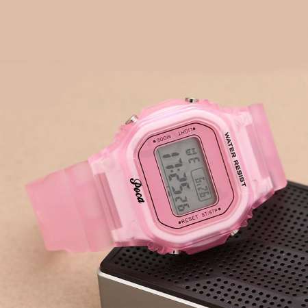 Poca Watch PiCcY นาฬิกาข้อมือแฟชั่นผู้หญิง-ผู้ชาย นาฬิกาข้อมือ ดิจิตอล สายยาง ตั้งปลุกได้ กันน้ำได้ รุ่น PS SH-718Black DW5000 แถมฟรีกล่อง POCA