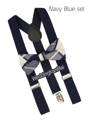 Suspender with bow tie