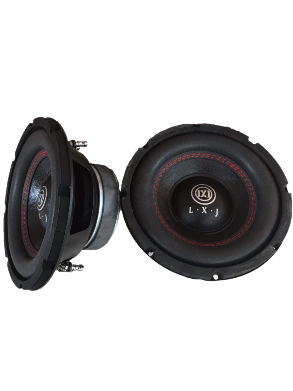 LXJ ดอกลำโพงซับรถยนต์ 8 นิ้วlmpedance;4+4 OHMS Max800Watte ว้อยคู่ 800 วัตต์ SUB รุ่นLXJ LX-82(แพ็ค 2 ดอก?