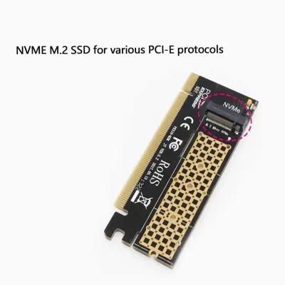 [พร้อมส่ง] (OEM) M 2 NVME SSD NGFF TO PCIE 3 0 X16 ADAPTER M KEY INTERFACE CARD FULL SPEED CARD