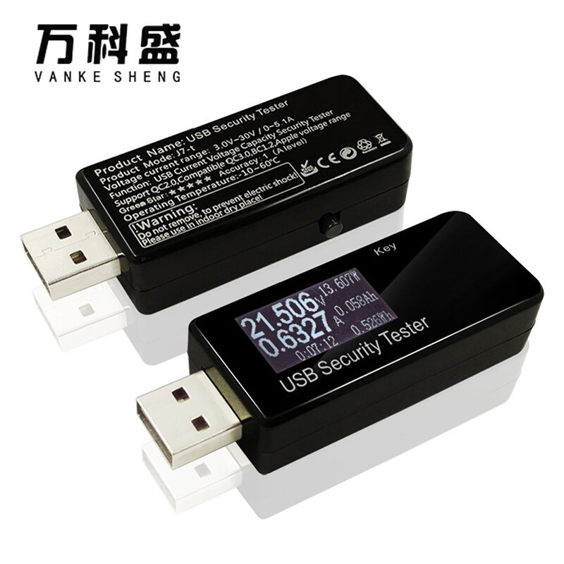 Mini USB Safety Tester LED Digital Voltmeter Ammeter Capacity Indicator Battery Voltage Charger Power Meter