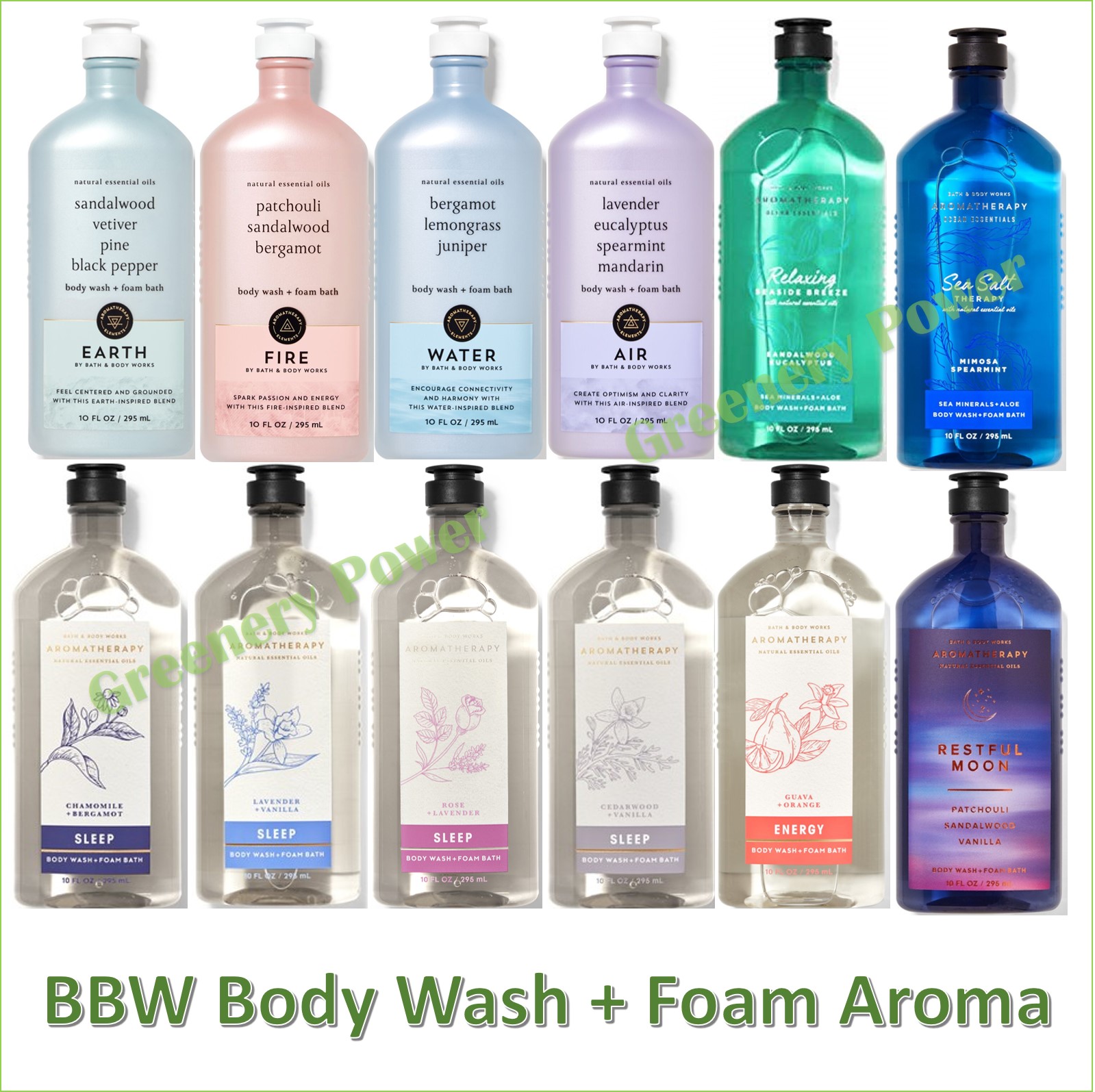BBW body wash + foam bath bath & body works aromatheraphy 295ml. เจล ...