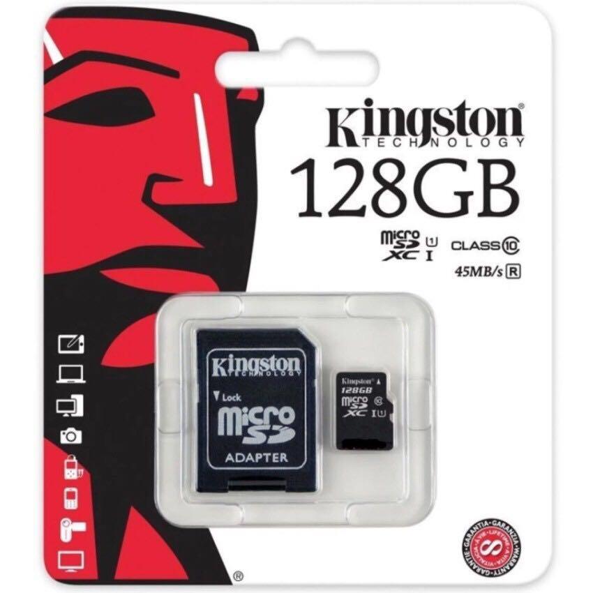 พิเศษสุดๆ!!พร้อมส่ง !!! Kingston microCard + SD Adapte128GB