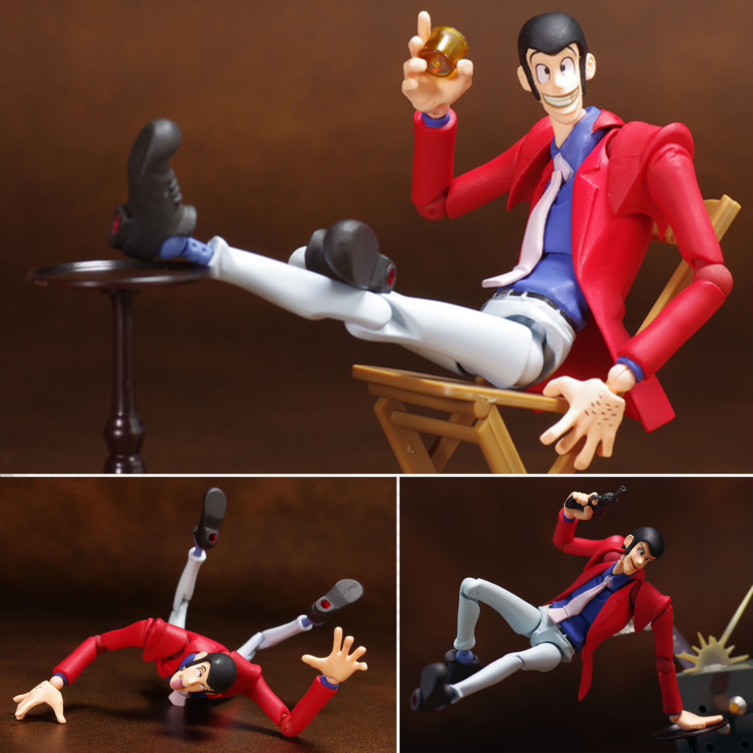 Model โมเดล งานแท้ 100% kaiyodo ไคโยโด จากการ์ตูนเรื่อง Legacy Of Revoltech Lupin The Third จอมโจรลูแปงที่สาม Arsene อาร์แซน Ver Original from Japan Figma ฟิกม่า Anime ขยับแขน-ขาได้ ของขวัญ Gift อนิเมะ การ์ตูน มังงะ Doll ตุ๊กตา manga Figure ฟิกเกอร์