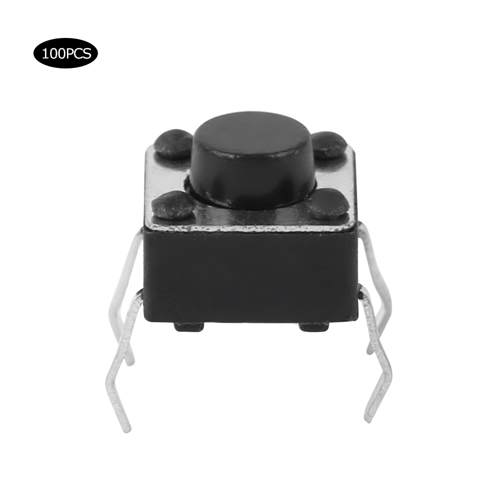Micro Rocker Tact Switch 100pcs Momentary Tactile Push Button Switch Mini Micro Tact Switch ...