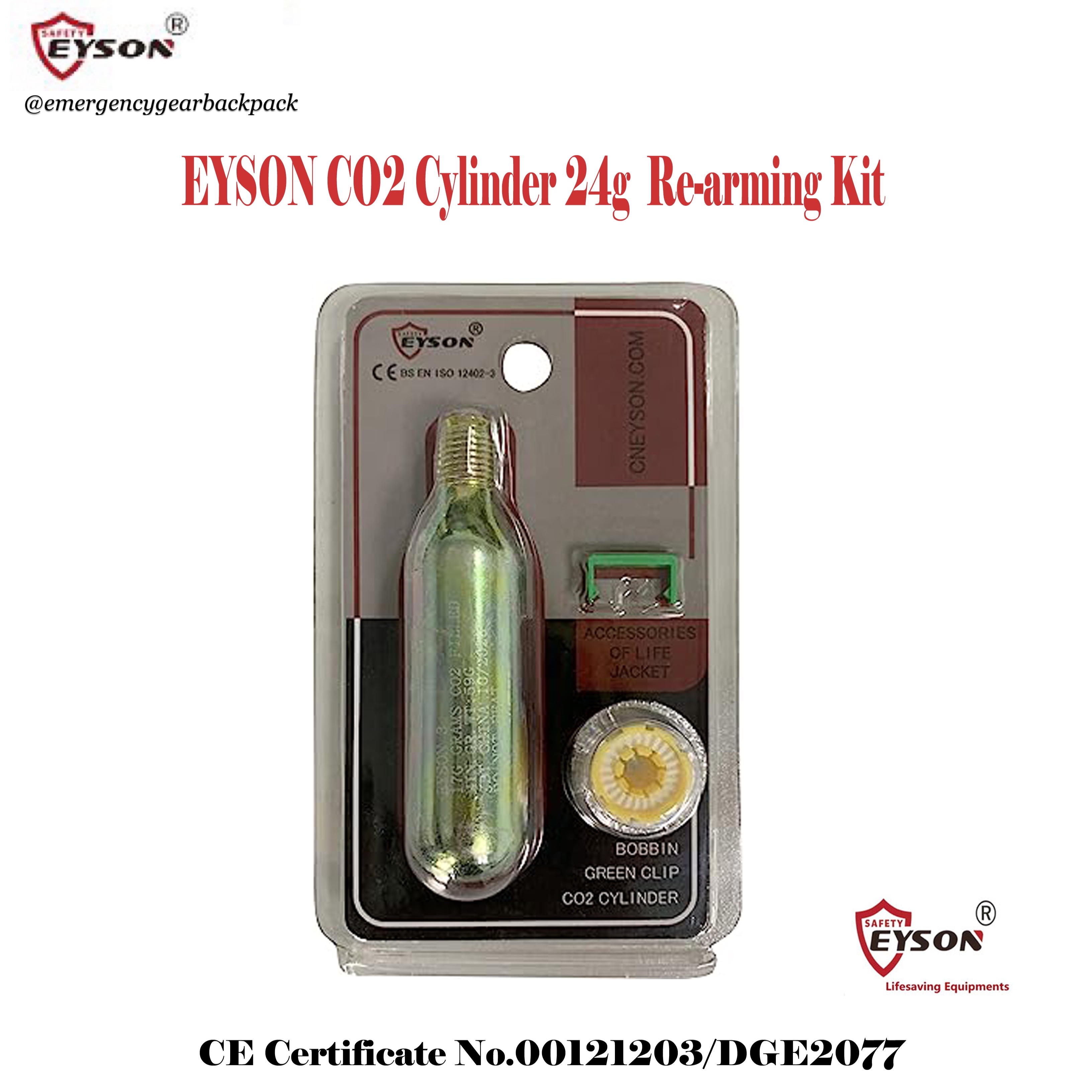 Kids Life Jacket Eyson CO2 Automatic Inflatable PFD Rearming Kit ...