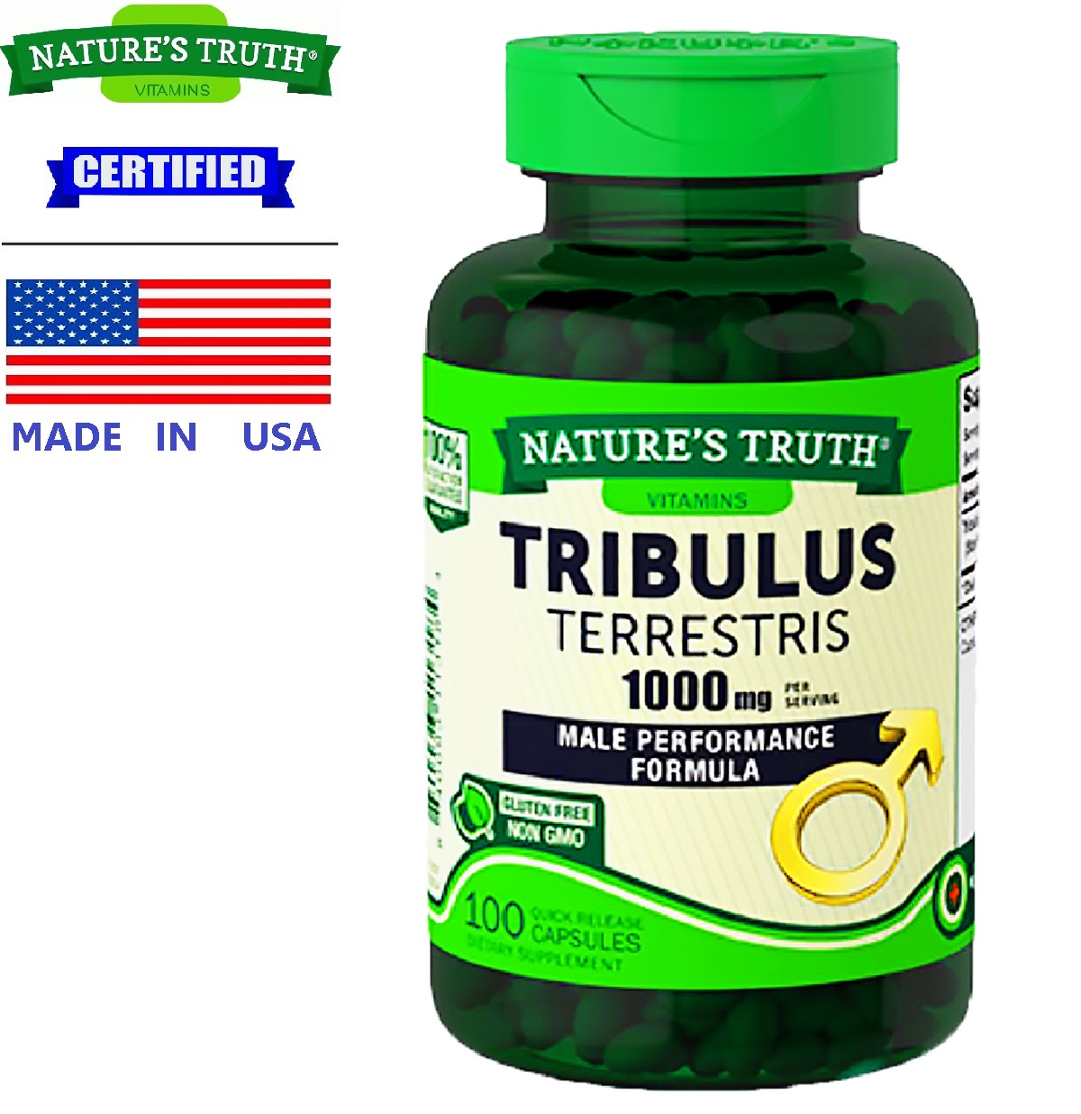 โปรโมชั่น Nature’s Truth Tribulus Terrestris 1,000 mg/s x 100 เม็ด