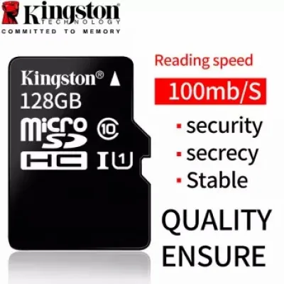 (ของแท้) กล้องติดรถยนต์ Mem เมมโมรี่การ์ด Kingston 32GB 64GB 128GB Kingston Memory Card Micro SD SDHC Class 10 คิงส์ตัน เมมโมรี่การ์ด