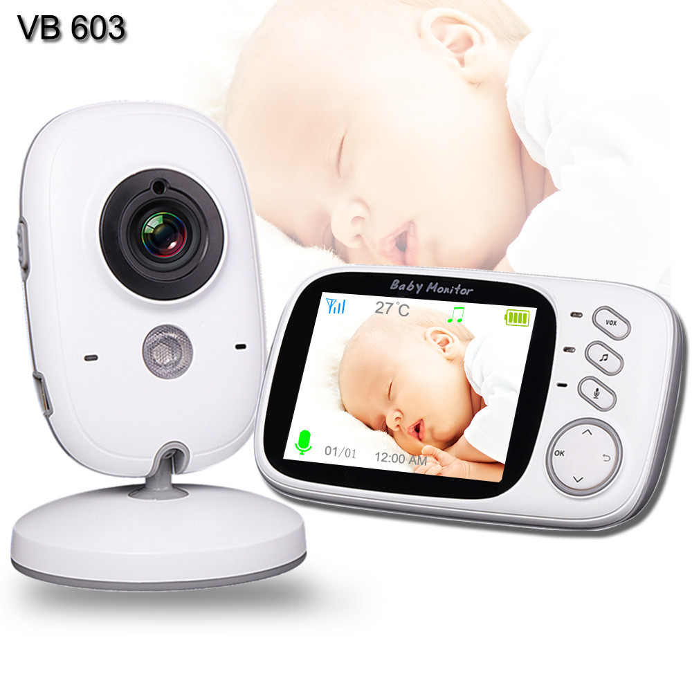 VB603 กล้อง เว็บแคม เบบี้มอนิเตอร์ หน้าจอกล้าง 3.2 นิ้ว ใหญ่ที่สุด Video Baby Monitor Wireless LCD High Resolution 2 Way Audio Talk Night Vision Baby Security Camera