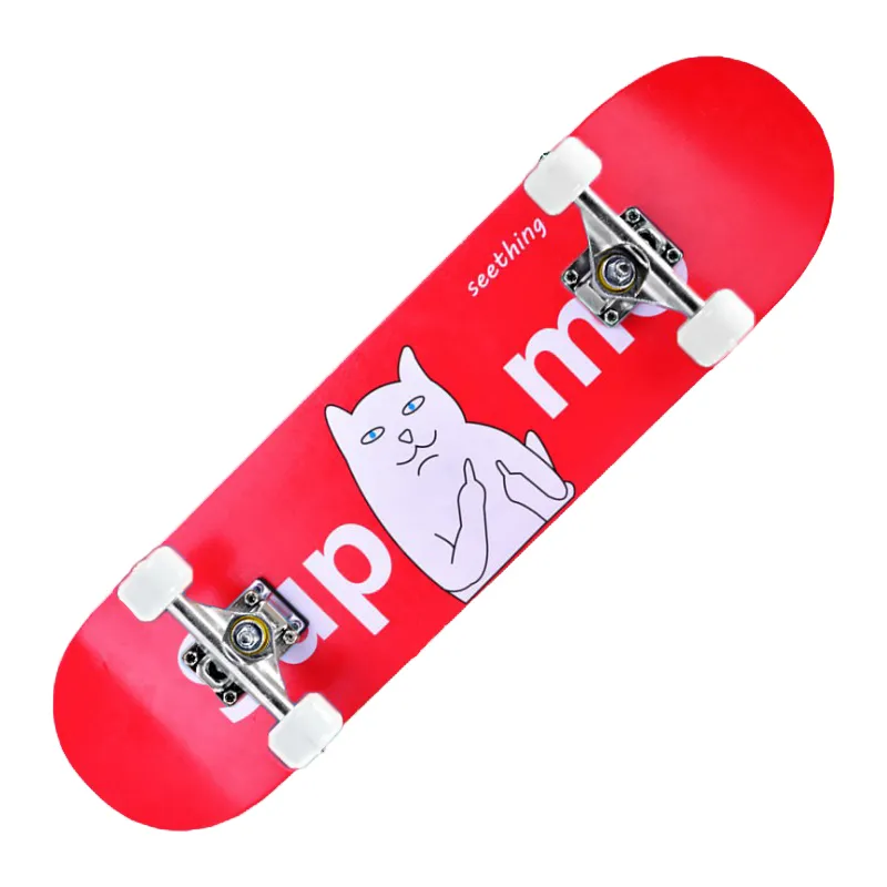 Siampower สเก็ตบอร์ด สเก็ตบอร์ดคนโต 4 ล้อ skateboard สเก็ต บอร์ด Skateboards Customized สเก็ตบอร์ดแฟชั่น ลายสวย เลือกได้ GS SPORTรุ่นที่อัปเกรดมีความทนทานดีขึ