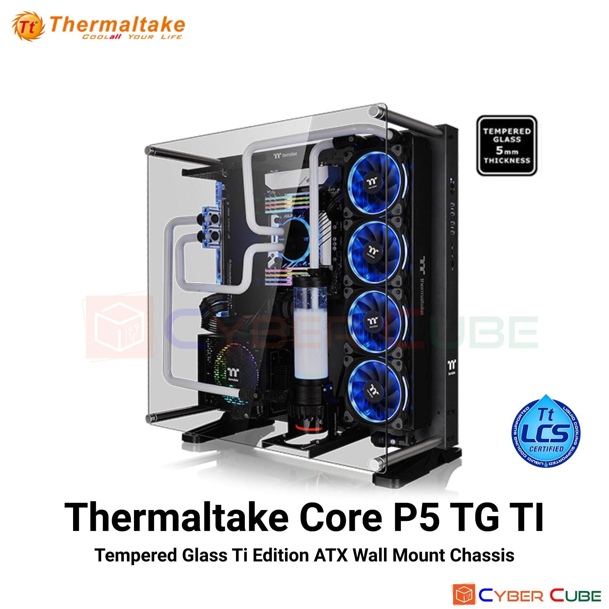Thermaltake Core P5 TG Ti Edition ATX Wall Mount Chassis (เคส) Case