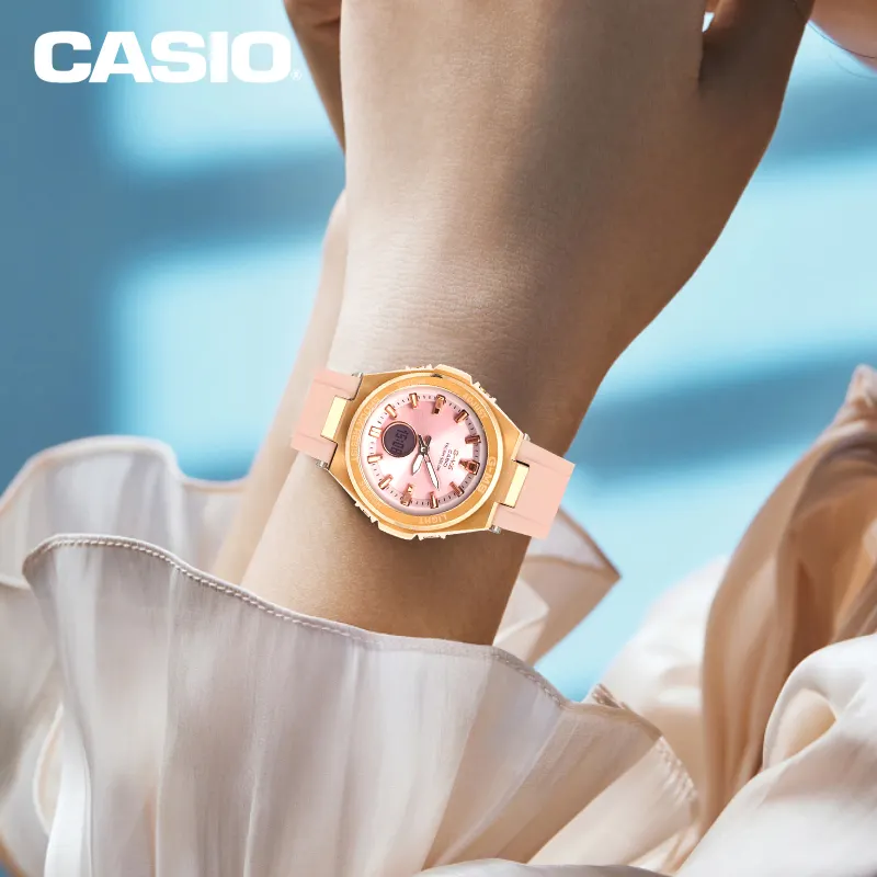 ภาพหน้าปกสินค้านาฬิกา Casio BABY-G MSG-S200G-1A นาฬิกาข้อมือผญ นาฬิกาอิเล็กทรอนิกส์สปอร์ตพลังงานแสงอาทิตย์ (มี 4 สีให้เลือก) คาสิโอ นาฬิกาข้อมือผู้หญิง จากร้าน WangShopping บน Lazada