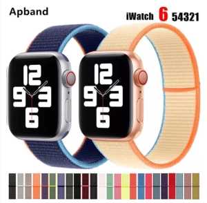 ภาพหน้าปกสินค้าสายนาฬิกา สำหรับApple watch sport loop Nylon สายผ้าไนลอน สายแอปเปิ้ลวอช 1/2/3/4/5/6/SE Size38/40 42/44 ซึ่งคุณอาจชอบสินค้านี้