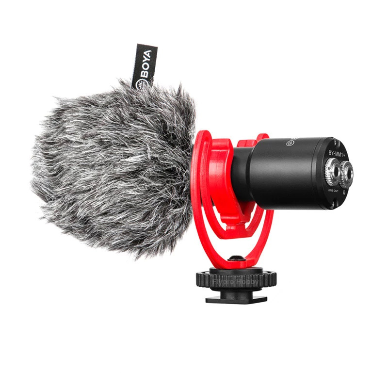 Boya By-MM1+ Ultracompact camera-mount Shotgun microphone