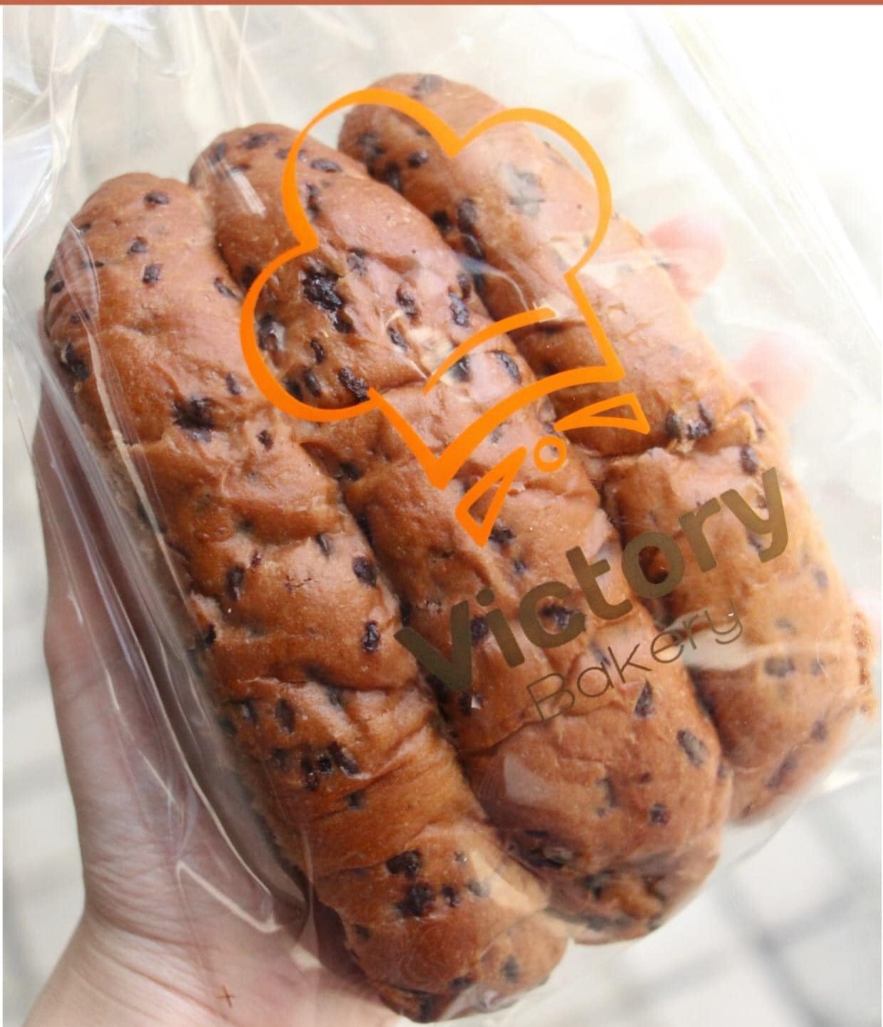 🏷 ขนมปังช้อคชิพ 🍫 เข้มเต็มรสชอคโกแลตชิพ BY VICTORY BAKERY