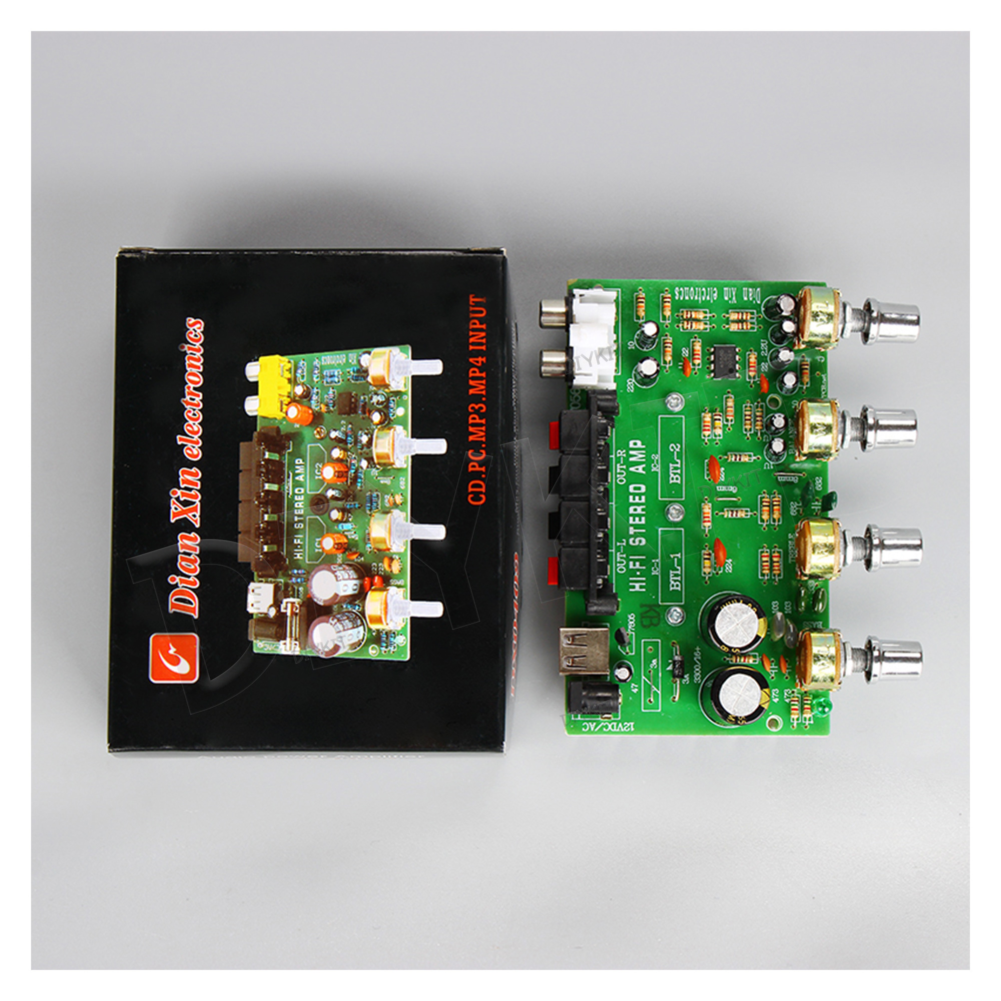 DX0409 เครื่องขยายเสียงเครื่องเสียงระบบเสียง HIFI Stered Amplifier 200 Watt