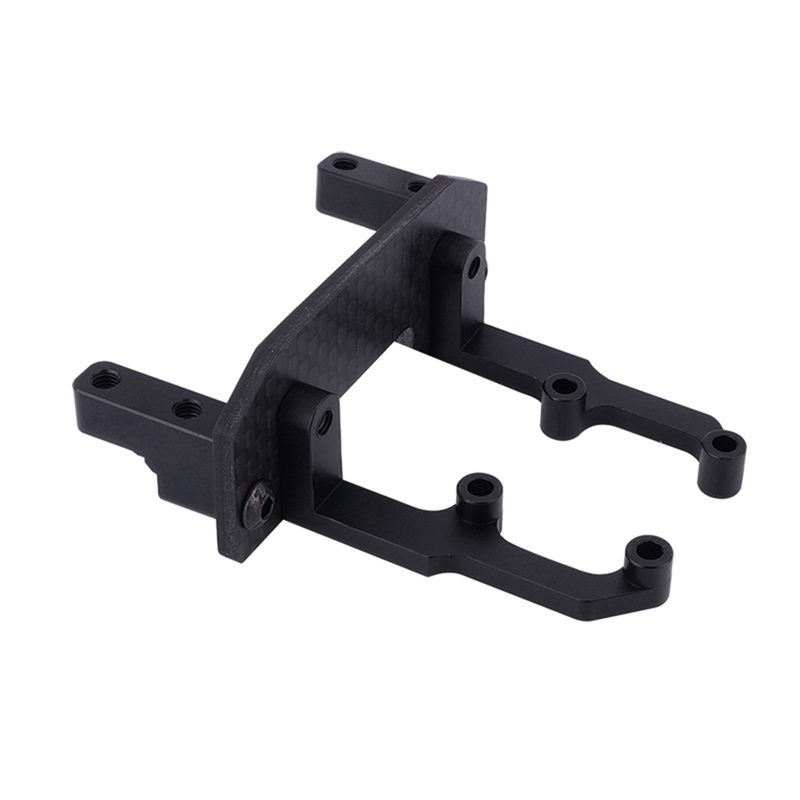 Metal Axle Servo Mount Base with Steering Link Rod for 110 RC Crawler Axial SCX10 II 90046 AR44