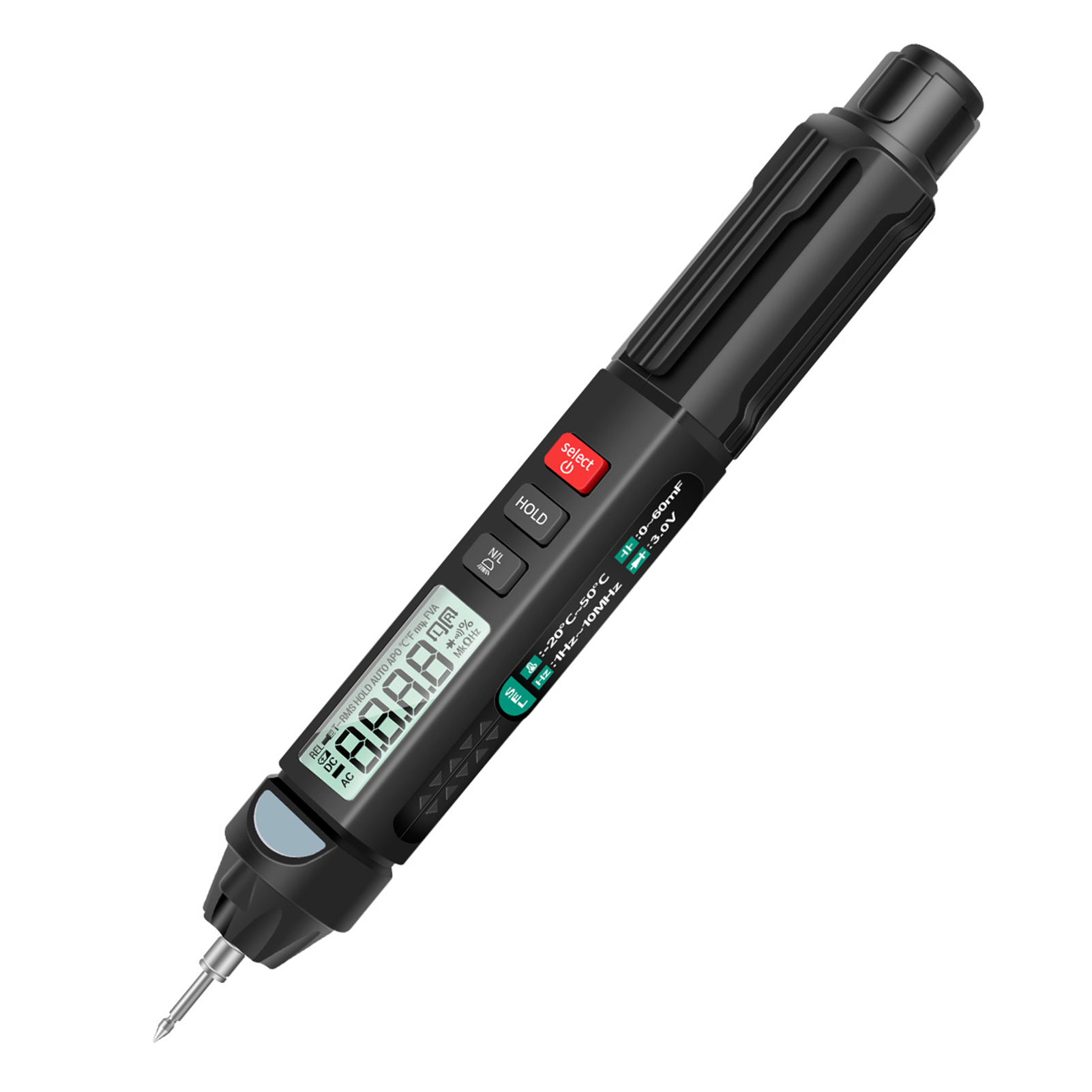 ANENG A3008 Pen Multimeter 6000 Counts Digital Multimeter Meter Tester with LCD Display Backlight Flashlight NCV Auto-off for Voltage Current Resistance Capacitance Diode Continuity Test