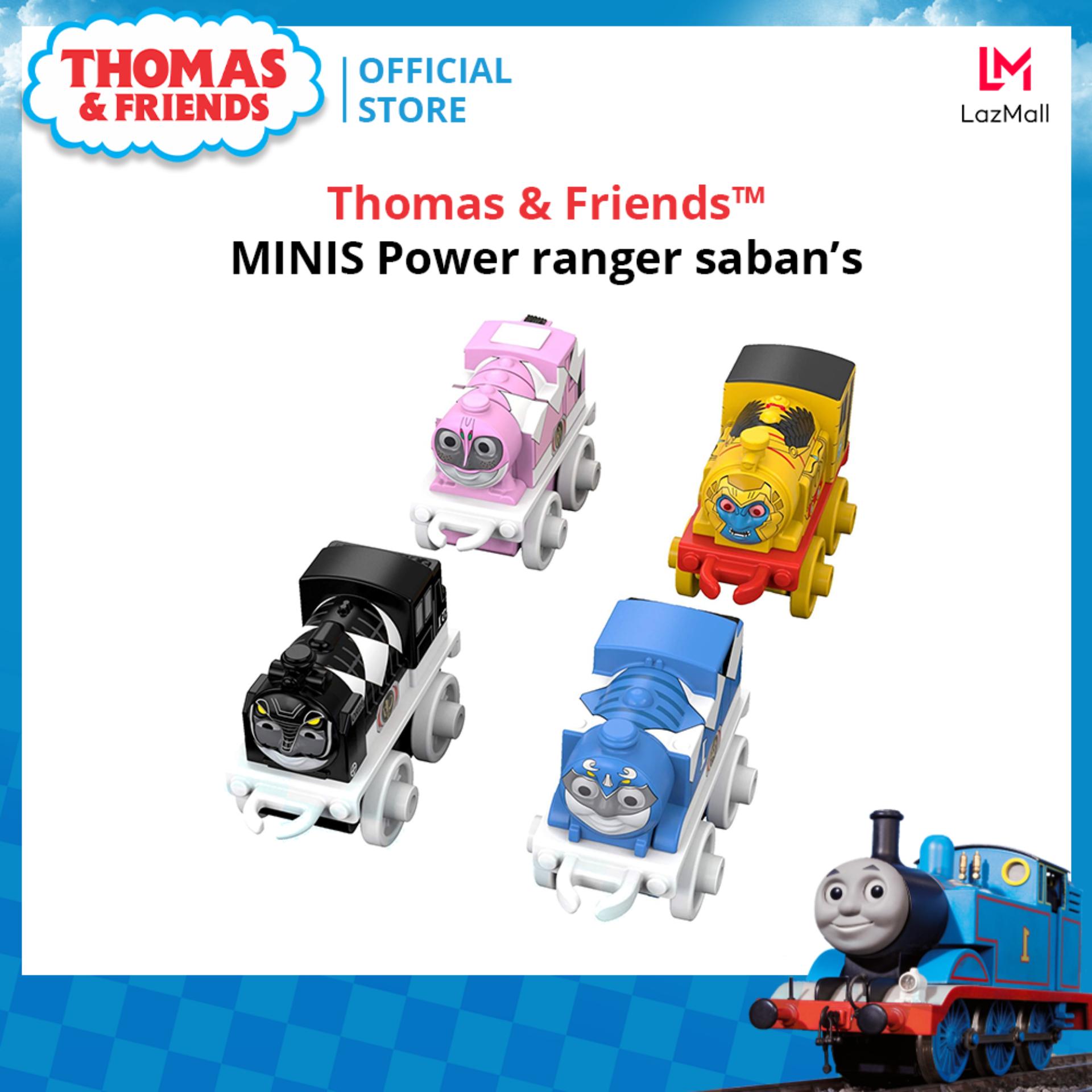 Thomas & Friends MINIS, Mighty Morphin Power Rangers โทมัส แอนด์ เฟรนด์ 1ชุด 4 ตัว ของเล่น ของเล่นเด็ก