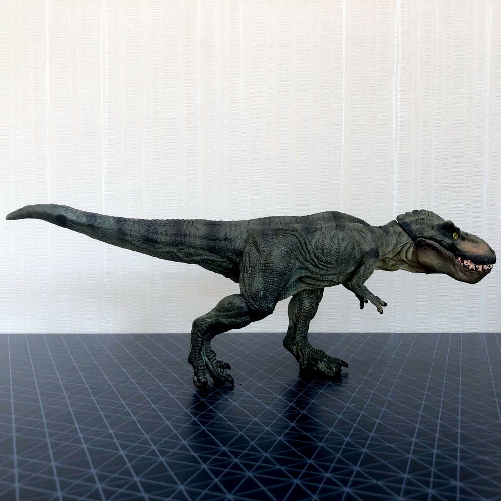 ๑  โมเดล ของเล่น จูราสสิค พาร์ค กำเนิดใหม่ไดโนเสาร์ Tyrannosaurus ไทแรนโนซอรัส