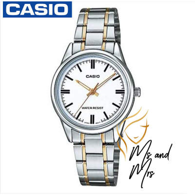 ดูภาพ Casio นาฬิกาข้อมือผู้หญิง เรือนสองกษัตริย์ สายสแตนเลส รุ่น LTP-V005SG-7AUDF เพิ่มเติม Casio นาฬิกาข้อมือผู้หญิง เรือนสองกษัตริย์ สายสแตนเลส รุ่น LTP-V005SG-7AUDF