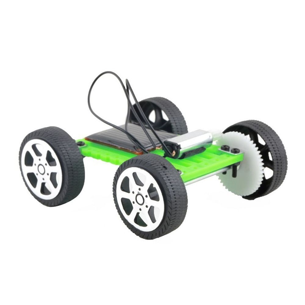 SHEBE668 Mini ส่วนประกอบ DIY รถเด็ก Energy ของเล่นปริศนาไอคิวหุ่นยนต์ไฟฟ้า Gadget รถของเล่นพลังงานแสงอาทิตย์